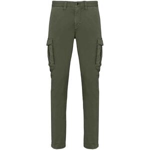 Native Spirit Mens Washed Cargo Pants / Washed Organic Khaki
